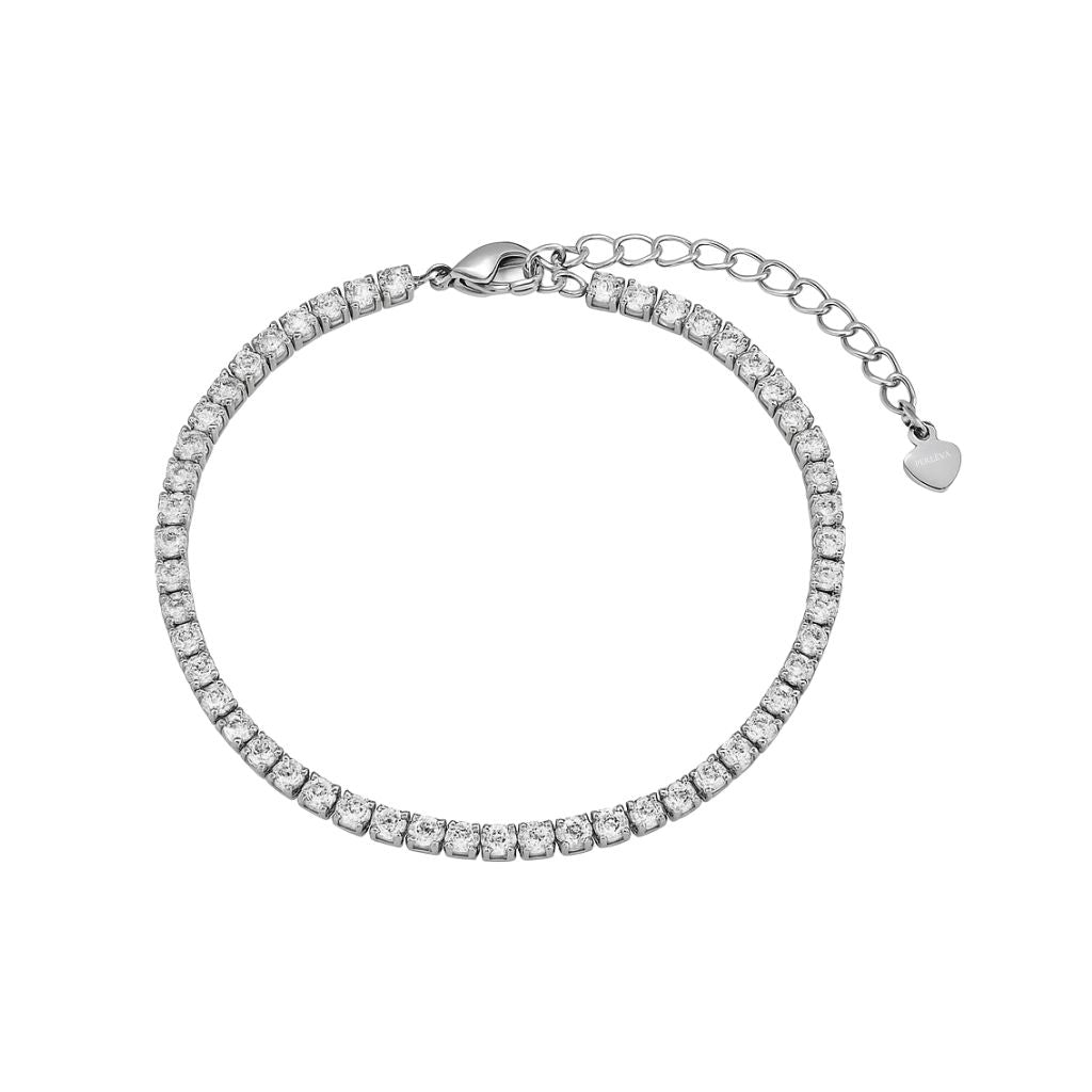 PERLÉVA Elise Tennisarmband – Silber