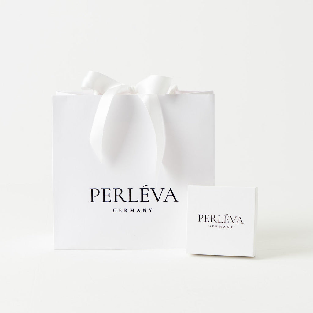 PERLÉVA Sophie Süßwasserperlen-Tropfenohrringe – 18 Karat Gold